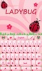 Cute Ladybug GO Keyboard Theme screenshot 6