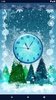 Winter Analog Clock screenshot 6