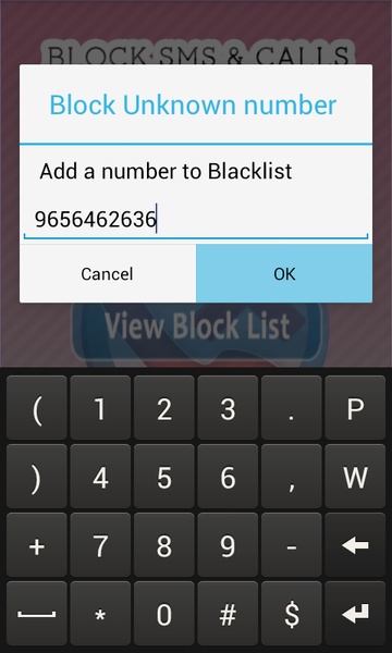 Block calls & SMS - Preview 1