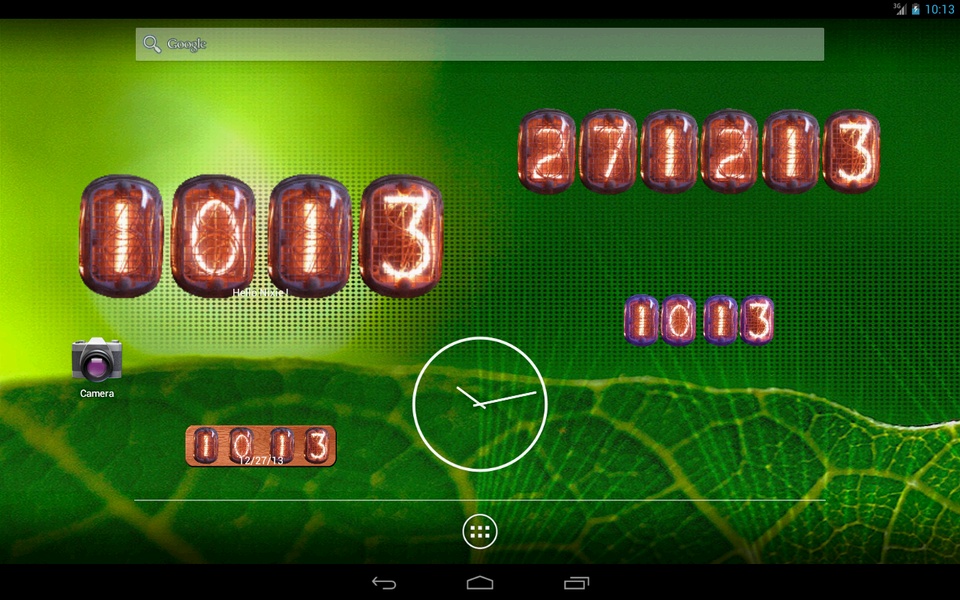 Nixie Clock Widget - Preview 2