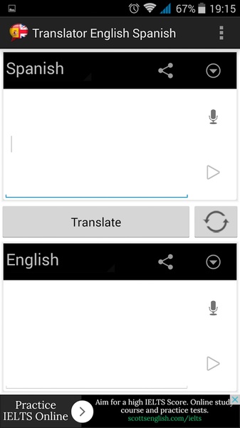 Translator English Spanish - Preview 3