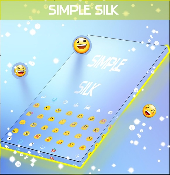 Simple Silk GO Keyboard - Preview 3