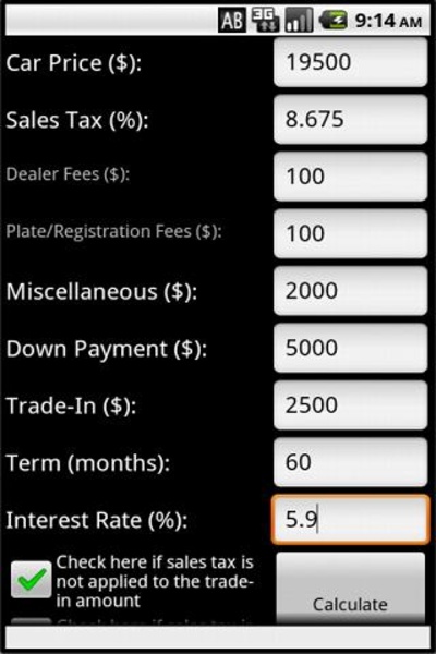 Car Payment Calculator - Preview 4