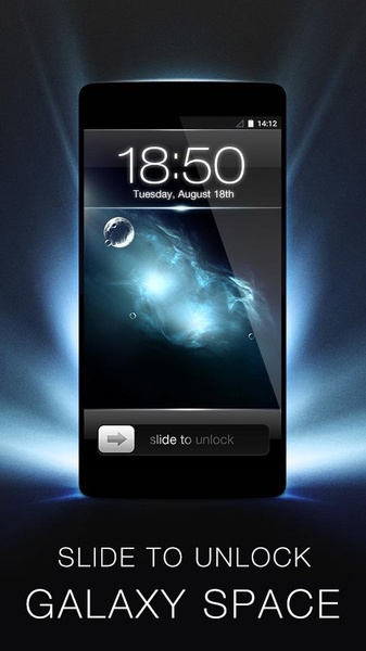 Slide to Unlock - Galaxy Theme - Preview 5