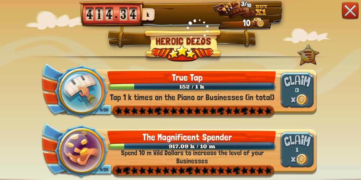 Idle Tycoon: Wild West Clicker Game - Tap for Cash - Preview 6
