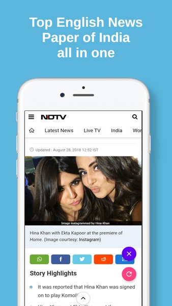 India News & Live Tv (Hindi,Tamil,Telugu,Bangla) - Preview 5