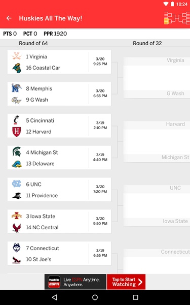 ESPN Tournament Challenge - Preview 9
