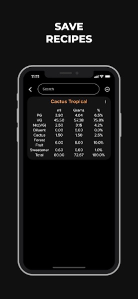 DIY E-Liquid Calculator for Android - Download the APK from Uptodown