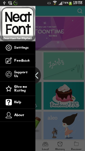 Awesome Fonts - Preview 1