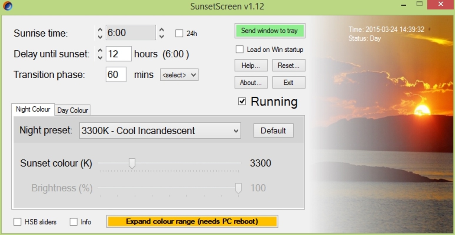 تحميل SunsetScreen للكمبيوتر
