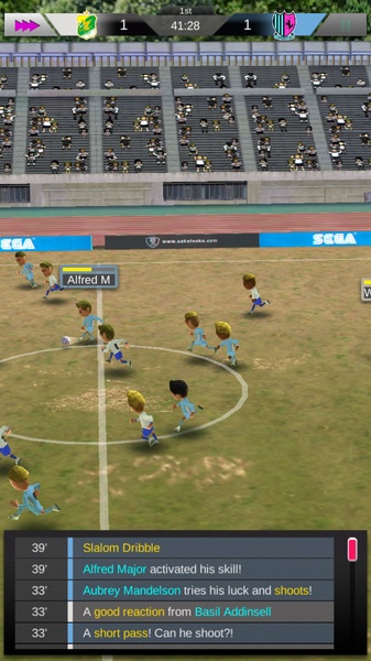 SEGA Pocket Club Manager - Preview 1