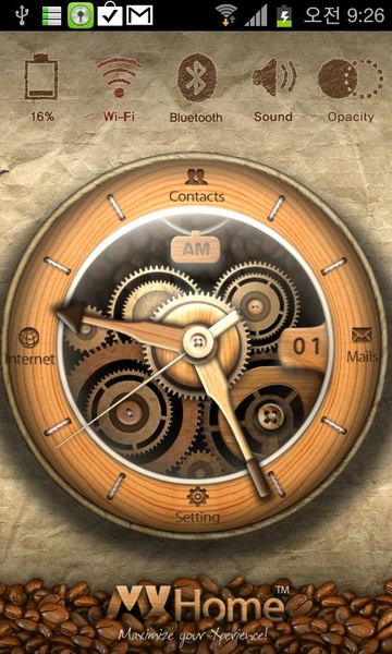 MXHome Theme CoffeeWatch - Preview 4