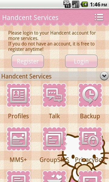 Handcent SMS Skin(Hello Kitty) - Preview 3