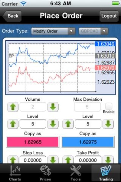ForexMetal droidTrader - Preview 3