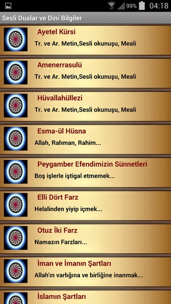 Sesli Dualar ve Dini Bilgiler - Preview 7