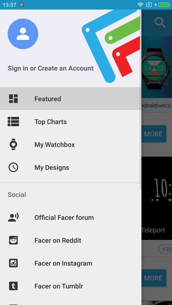 Facer Android Wear Watch Faces - Preview 1