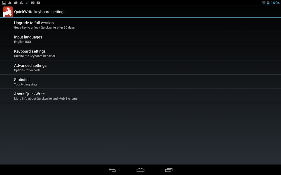 QuickWrite - Preview 1
