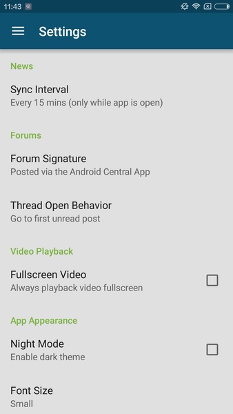 Android Central for Android - Preview 2