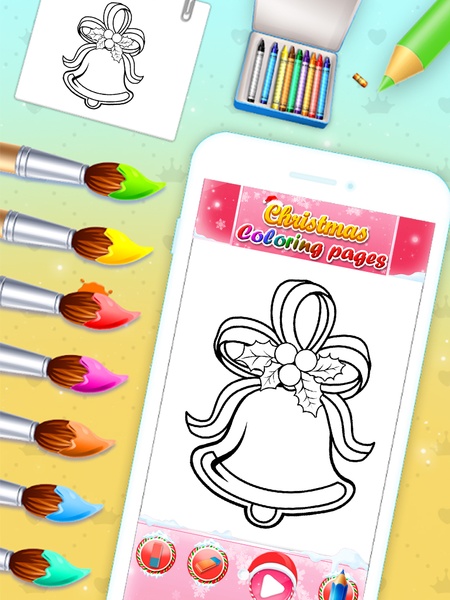 Christmas Santa Coloring Book - Preview 3