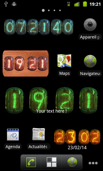 Nixie Clock Widget - Preview 5