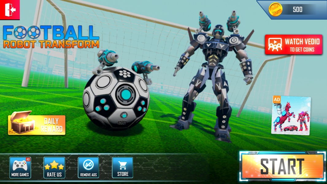 Foot ball Robot Car Transform - Preview 9