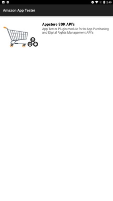 Amazon App Tester Screenshot