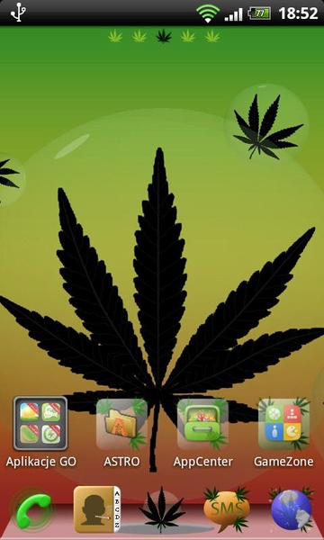 Go Launcher EX Ganja Theme - Preview 2