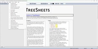 Treesheets screenshot 5