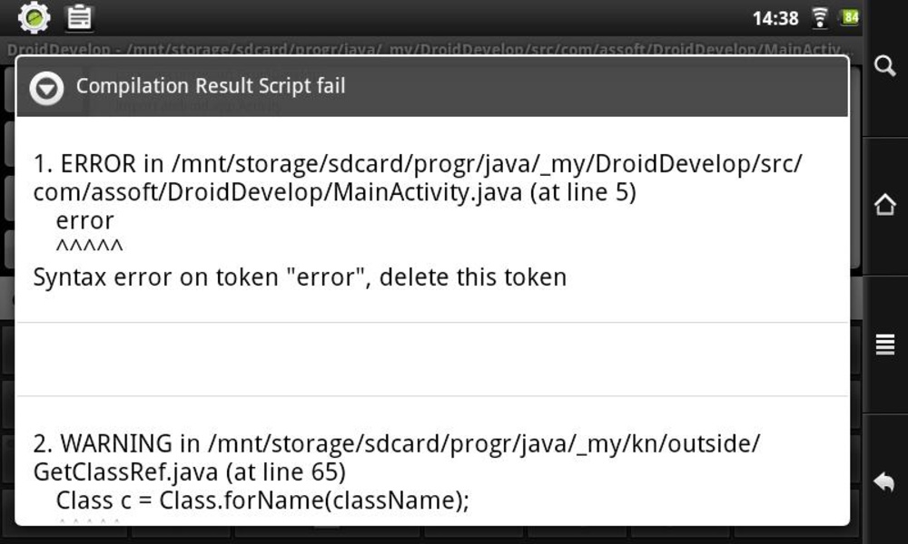 DroidDevelop - Preview 2