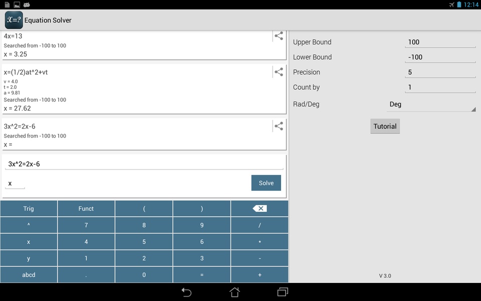 Equation Solver - Preview 2