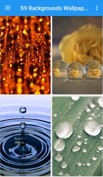 S9 Backgrounds Wallpapers Water Drop HD - Preview 4
