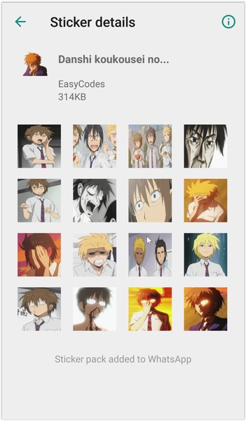 Anime Stickers - Preview 1