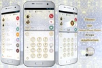 Glitter Gold Silver PhoneTheme screenshot 6