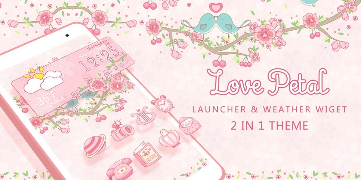 LovePetal GOLauncher EX Weather 2in1 - Preview 1