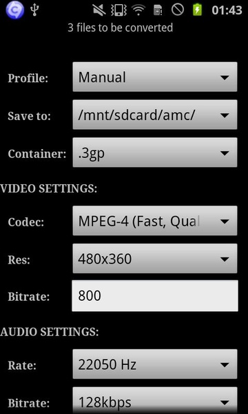 VidCon codec armv7 vfp - Preview 6