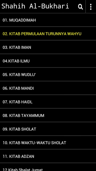 Sahih Bukhari Malay - Preview 3