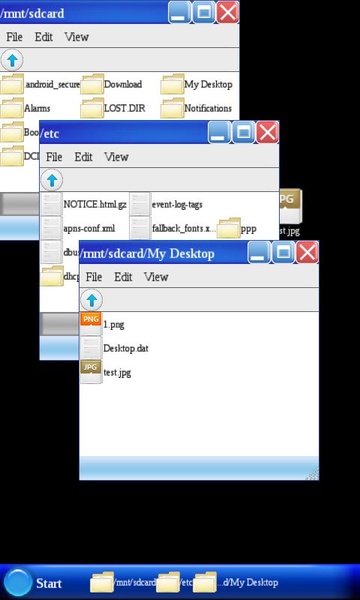 Windows file manager - Preview 3