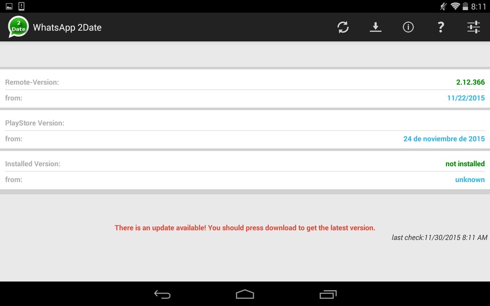 WhatsApp 2Date - Preview 1