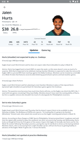 Yahoo Fantasy Sports - Preview 9