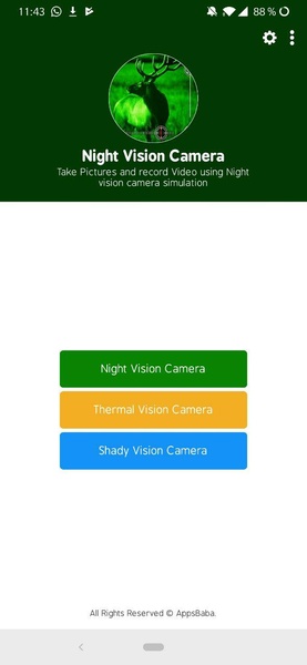 Cámara de visión nocturna APK para Android - Descargar