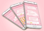 SMS Messages Pink Cloud Theme screenshot 6