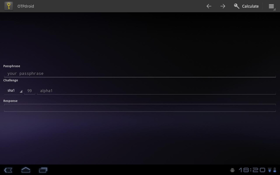 OTPdroid - Preview 2