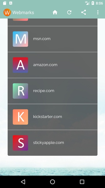 Webmarks - Preview 2