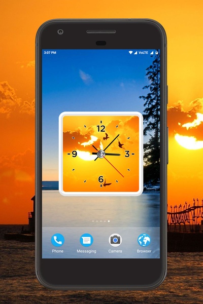Birds Clock Live Wallpaper - Preview 1