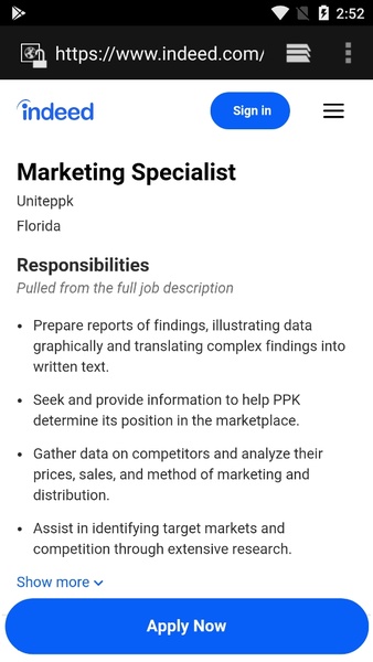 Jobfinder - Preview 3