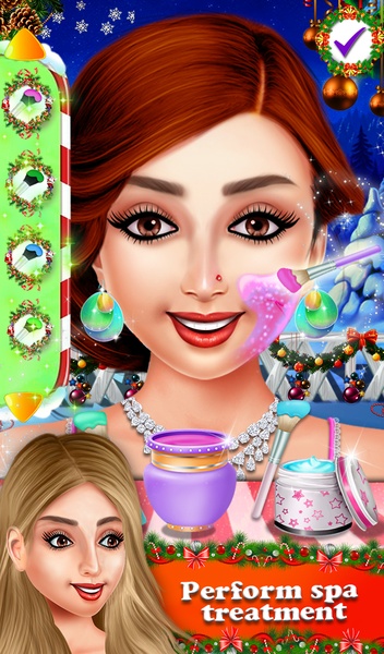 Face Paint In Christmas - Preview 1