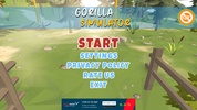Wild Gorilla Family Simulator screenshot 1