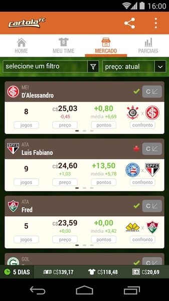 CartolaFC - Preview 10