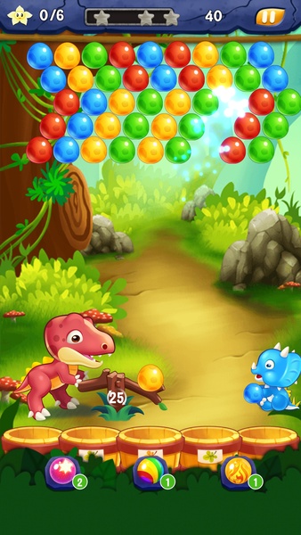 Dino Bubble Shooter Game