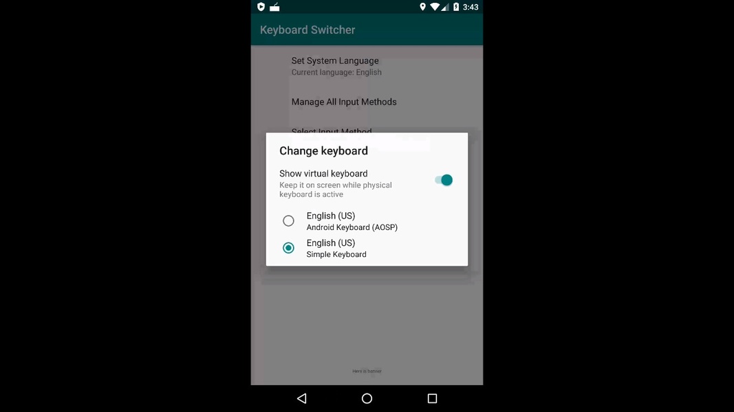 Keyboard Switcher - Preview 3